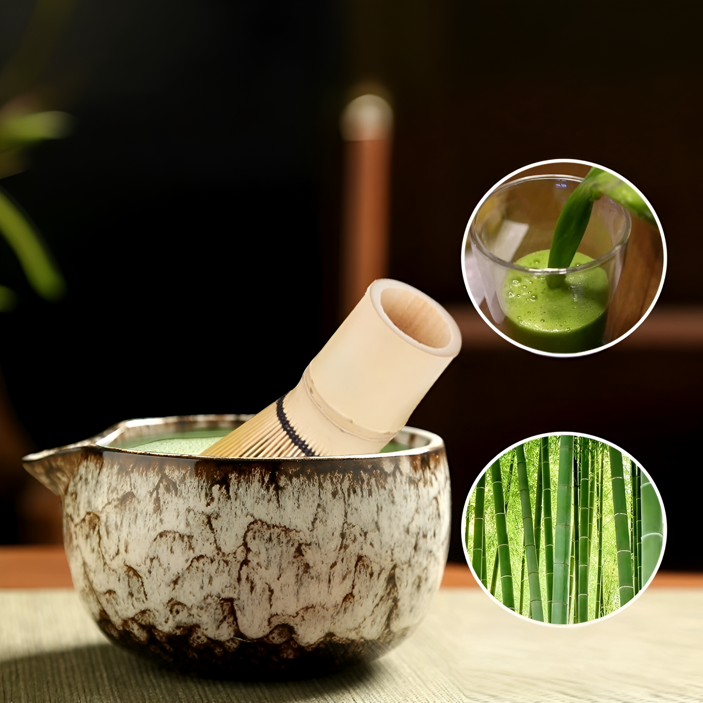Classic Green Tea Set - 6pc Japanese Matcha Ceramic Kit