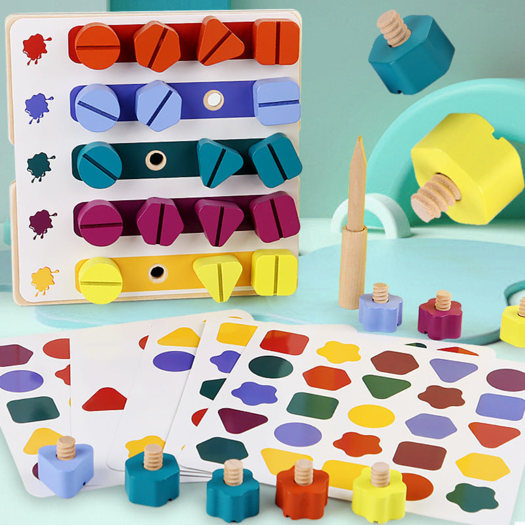 Wooden Color Sorting Educational Toy