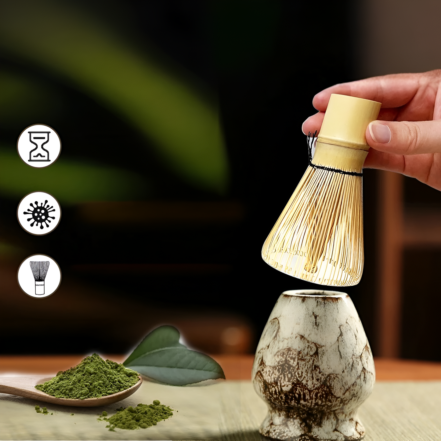 Classic Green Tea Set - 6pc Japanese Matcha Ceramic Kit