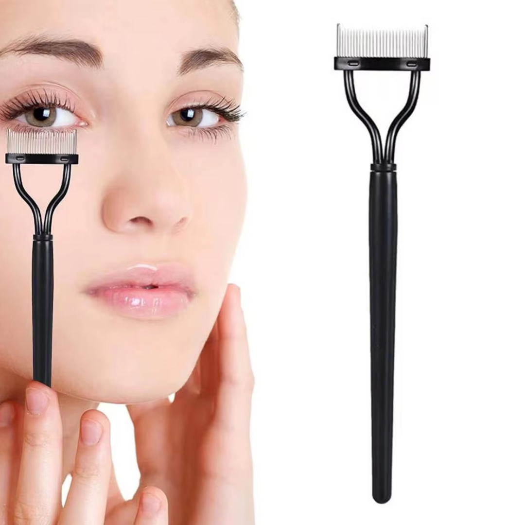 Precise Eyelash Comb and Mascara Brush Set
