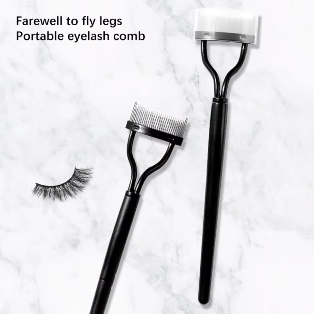 Precise Eyelash Comb and Mascara Brush Set