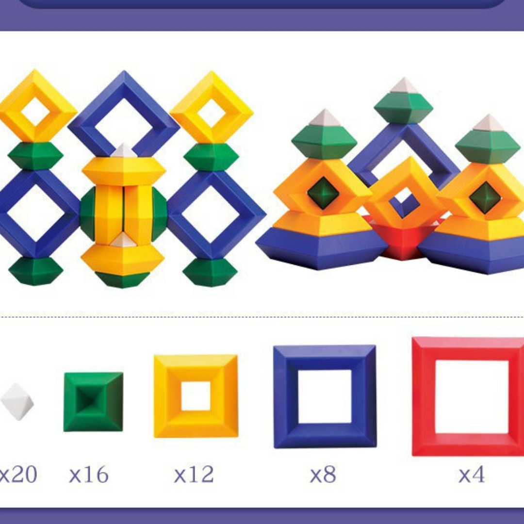 Wooden Educational Stacking Block Toy
