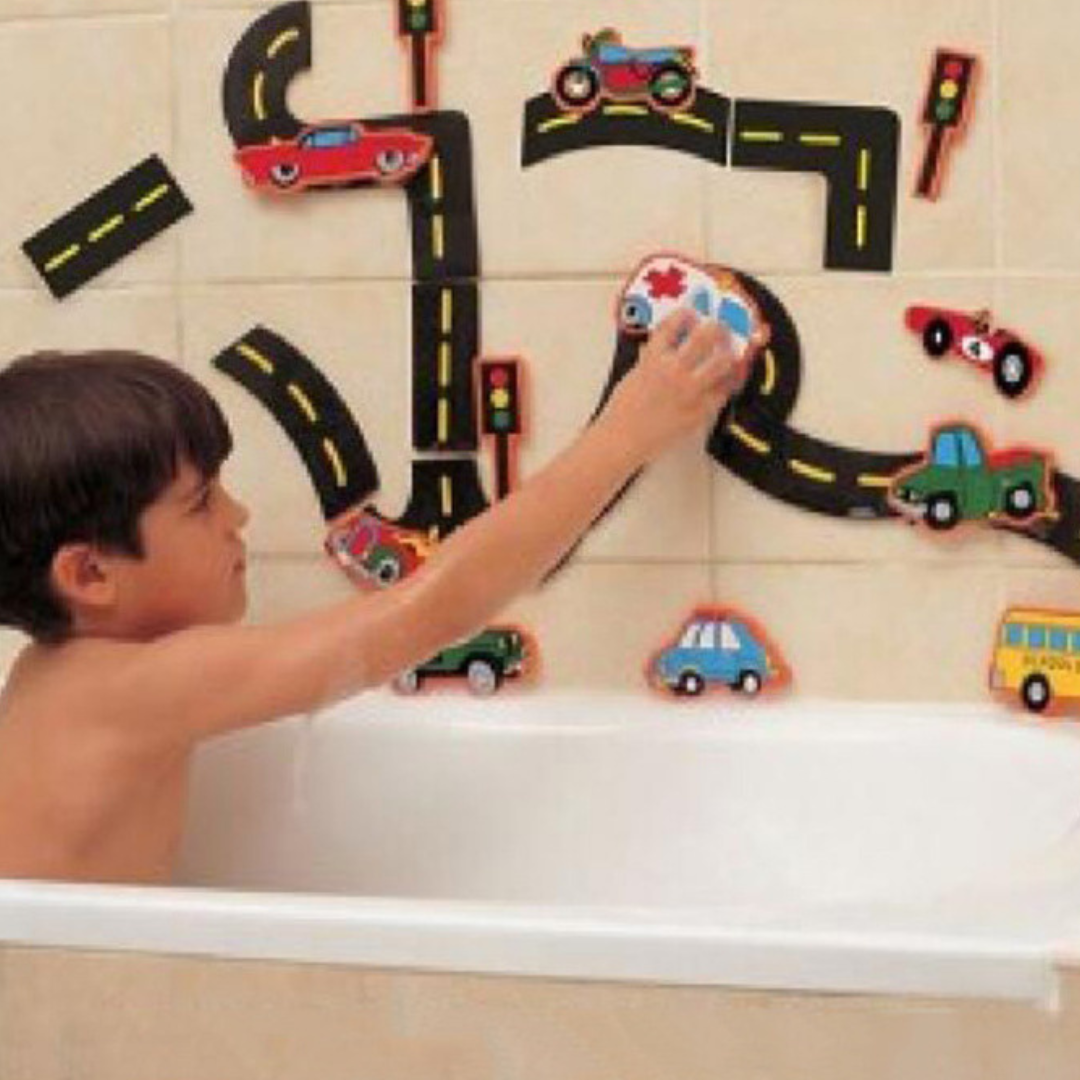 Fun Sticky Road Car Playset - Fesara