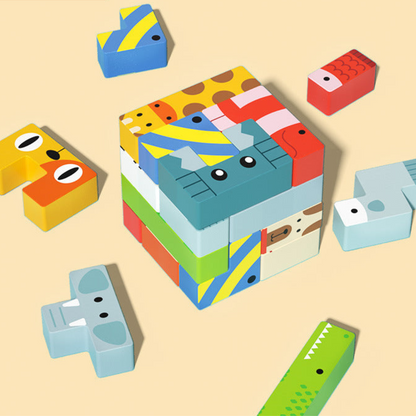Classic Wood Brain Teaser Puzzle Game