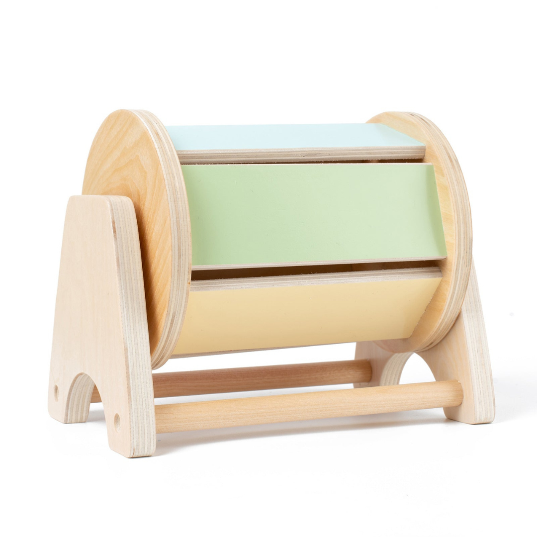 Natural Wood Educational Toy Box