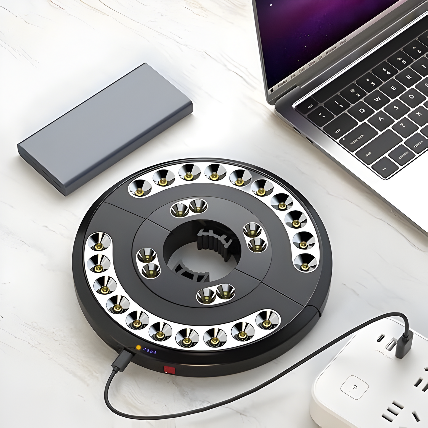 Portable LED Garden Lamp with Adjustable Brightness
