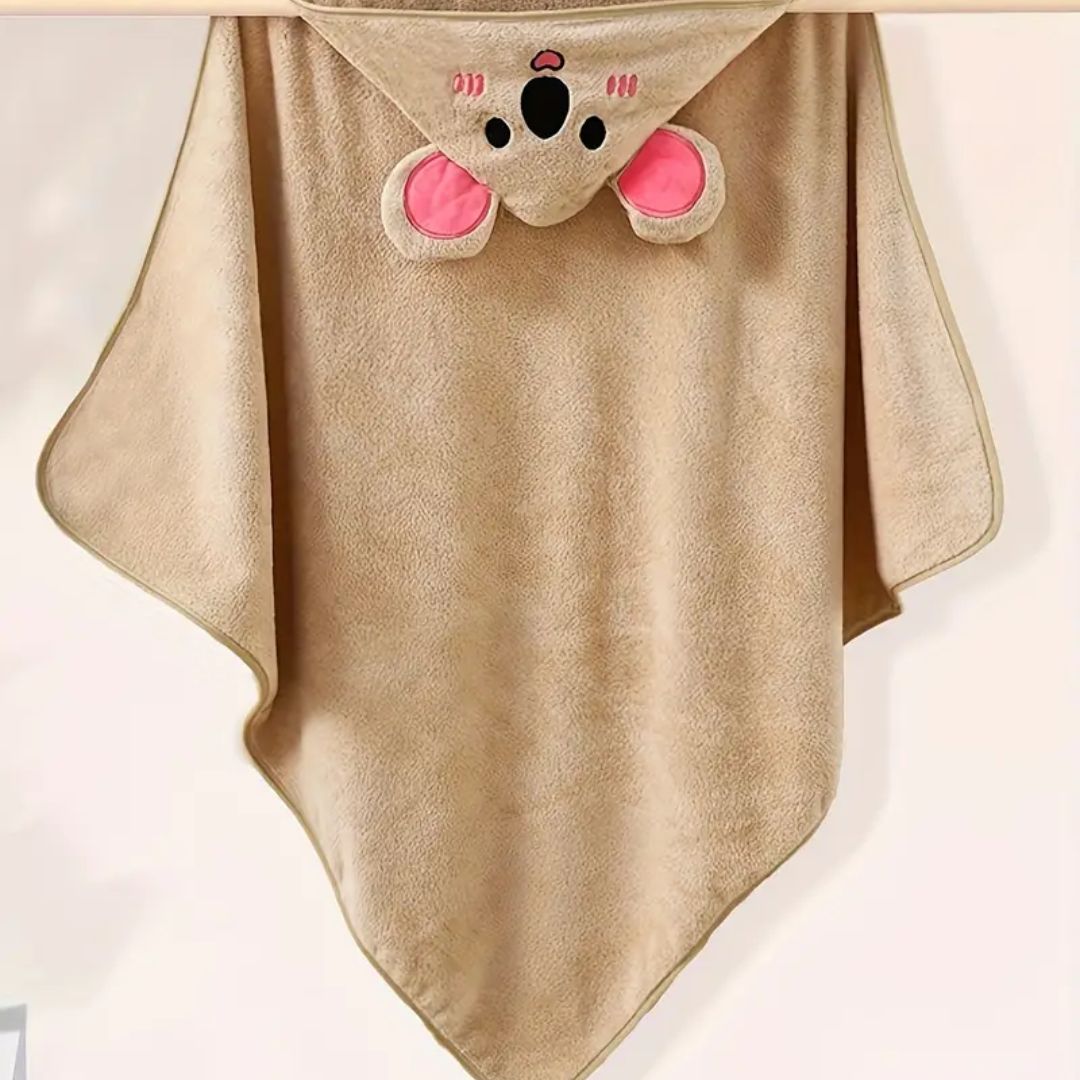 Adorable Animal Baby Hooded Bath Towel for Children