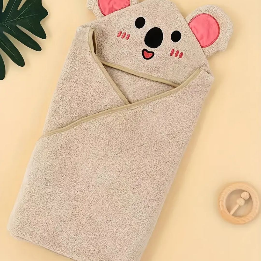 Adorable Animal Baby Hooded Bath Towel for Children