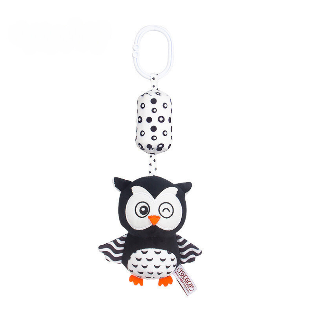Cute Soft Baby Toy Plush Rattle Friends