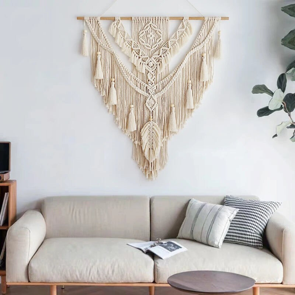 Boho Chic Macramé Wall Decor - Liora - Fesara