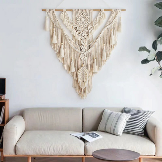 Boho Chic Macramé Wall Decor - Liora - Fesara