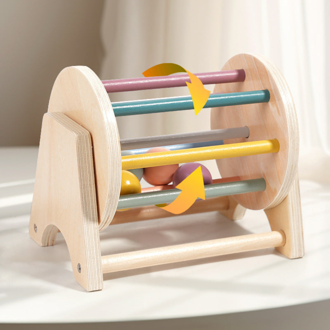 Natural Wood Educational Toy Box