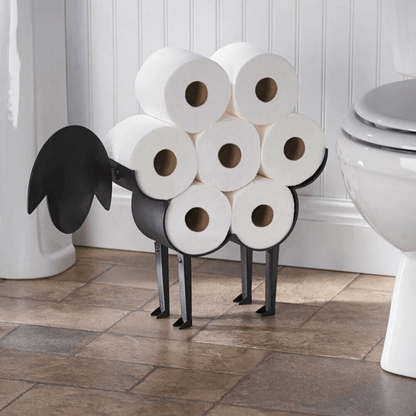 Cute Animal Iron Toilet Paper Holder WALL MOUNT