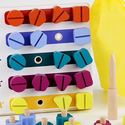 Wooden Color Sorting Educational Toy