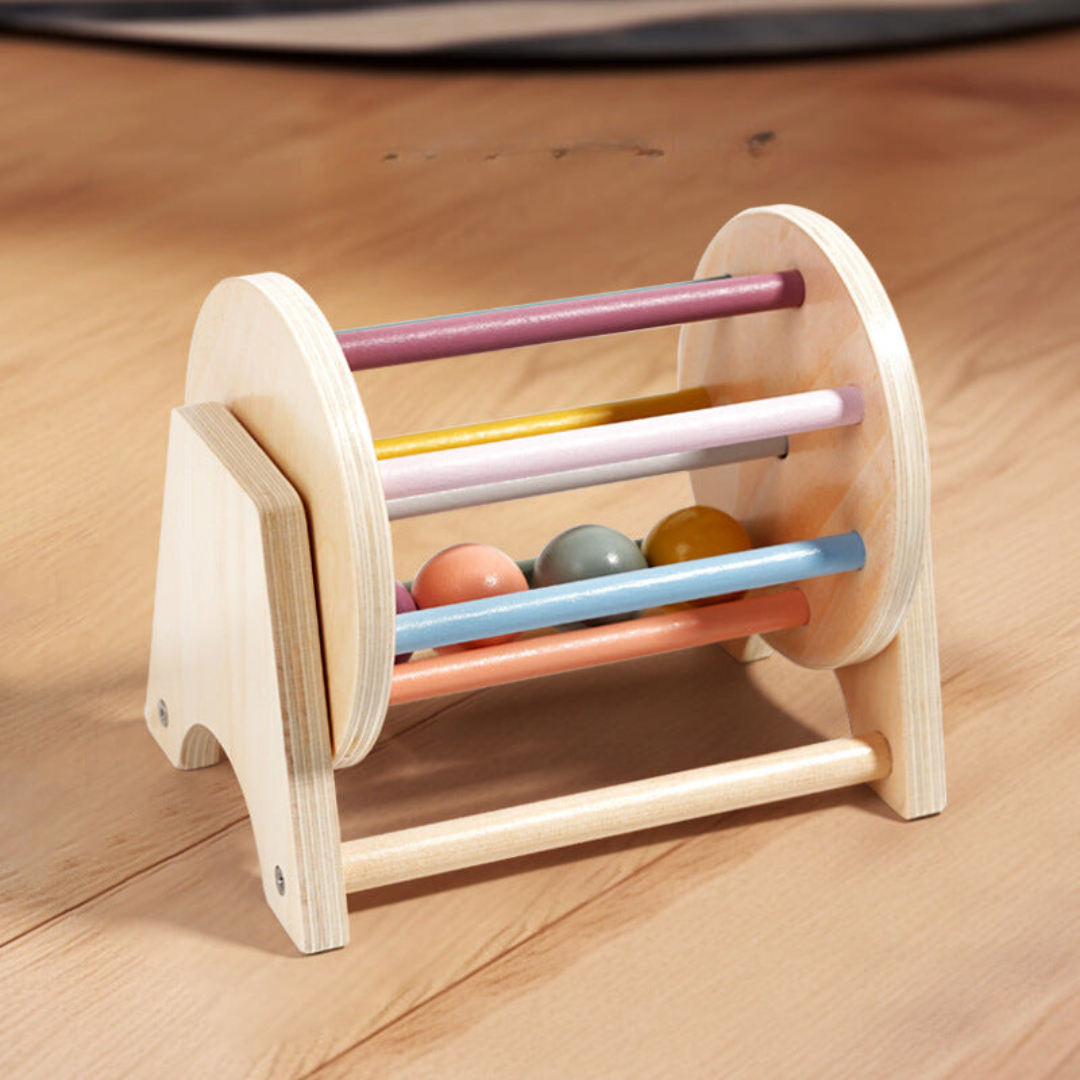 Natural Wood Educational Toy Box