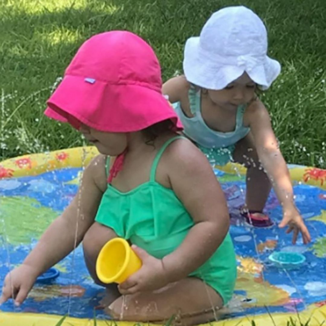 Colorful Kids Water Play Mat Outdoor Summer Fun