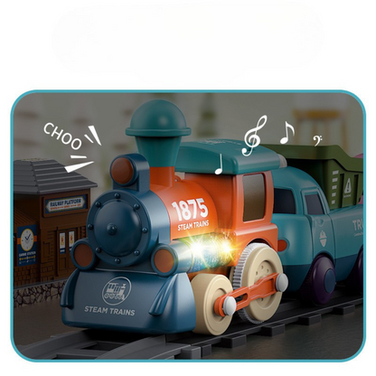 Fun Kids Train Set with Multiple Cars