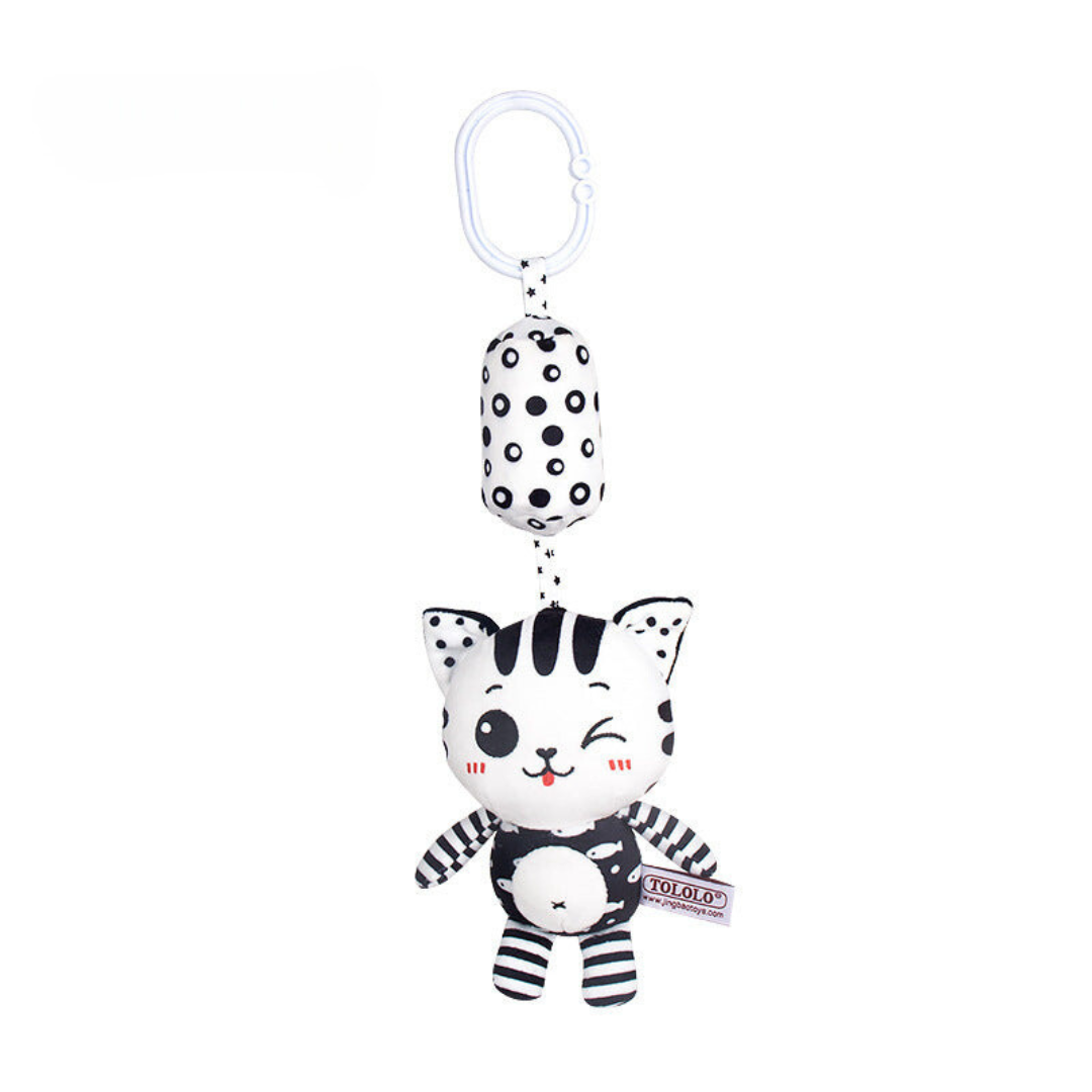 Cute Soft Baby Toy Plush Rattle Friends