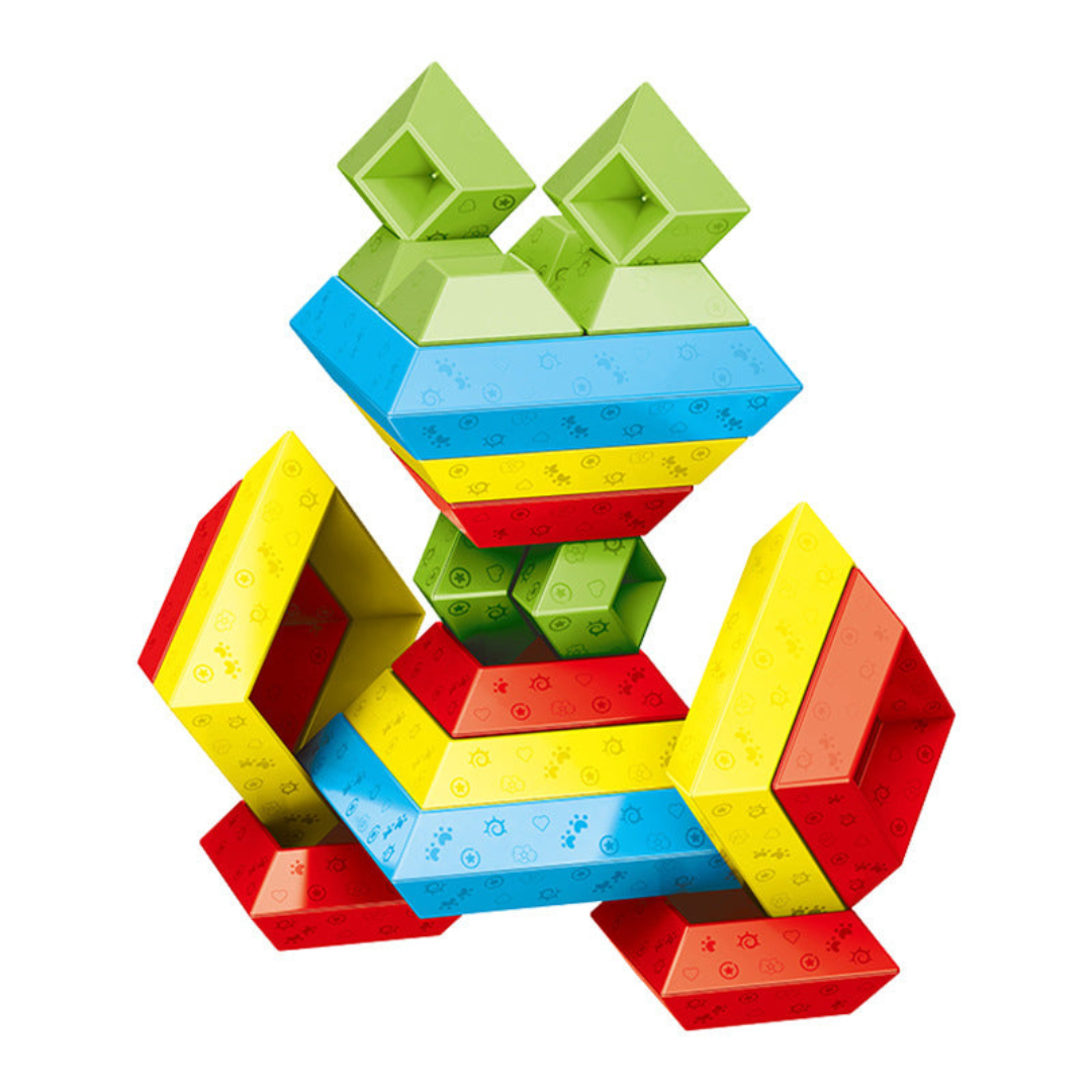 Wooden Educational Stacking Block Toy