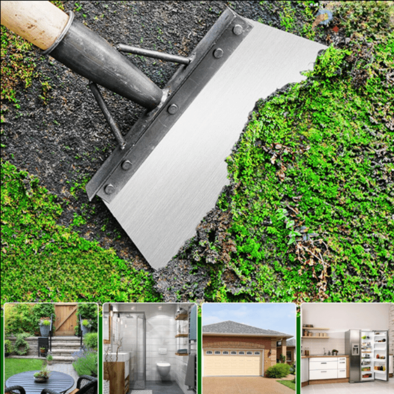 Ergonomic Garden Scraper Tool – Lightweight, Durable, and Multifunctional for Easy Cleaning of Weeds and Leaves-3