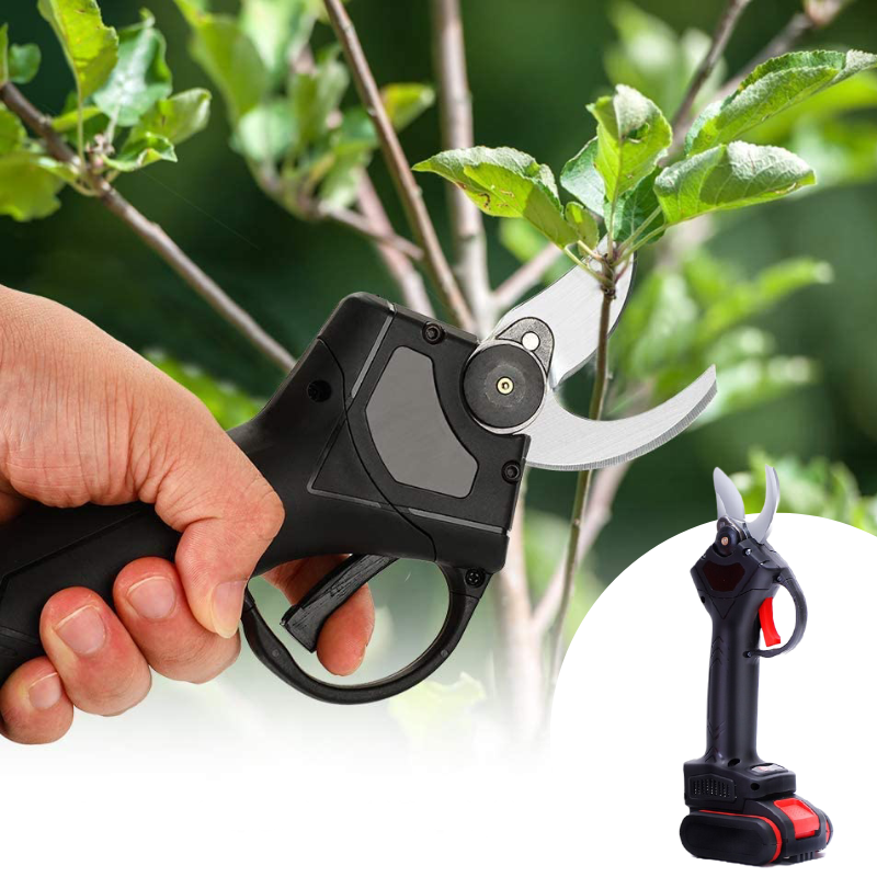 Powerful Cordless Pruning Shears with Sharp Steel Blades