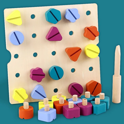 Wooden Color Sorting Educational Toy