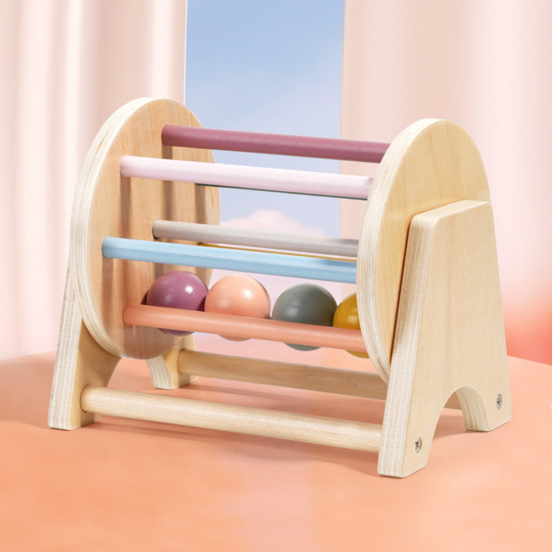 Natural Wood Educational Toy Box