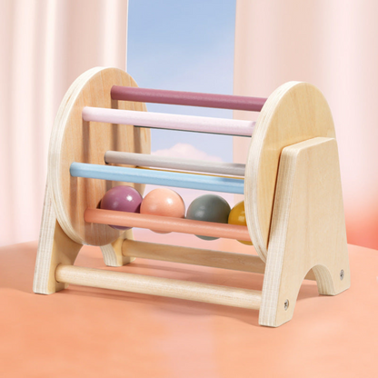 Natural Wood Educational Toy Box