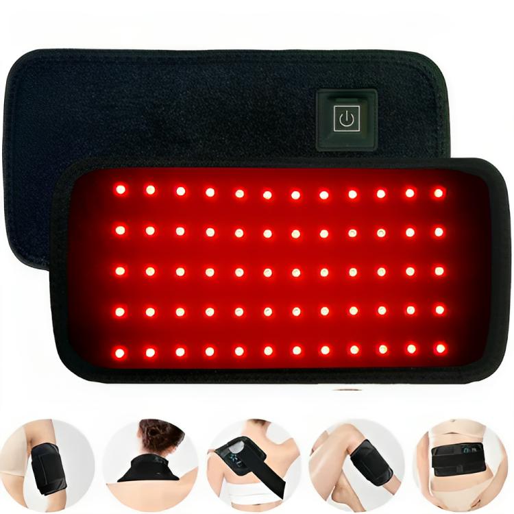 Heated Red Light Therapy Wrap for Back Pain Relief - Fesara