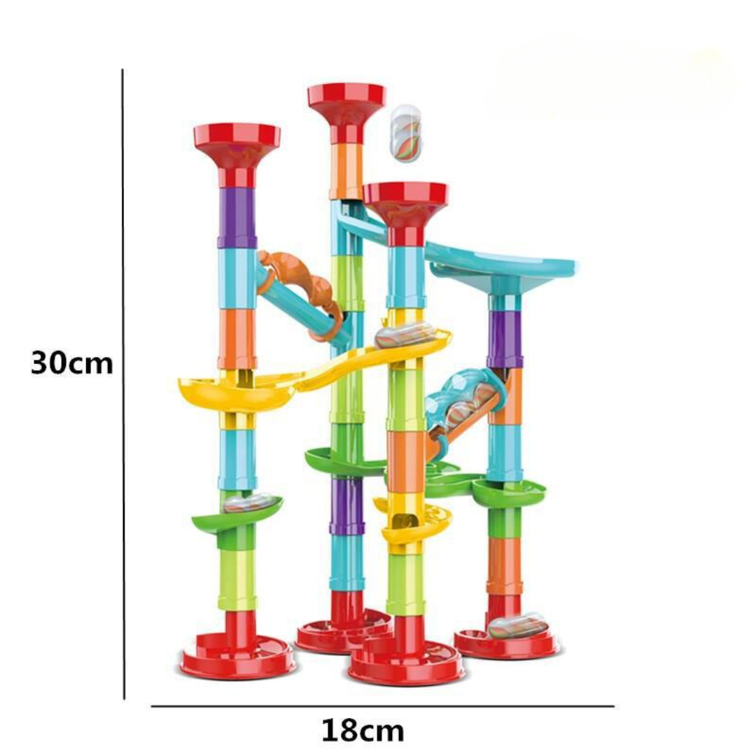 Colorful Marble Run Building Blocks