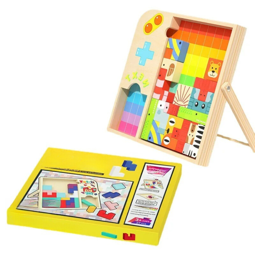Classic Wood Brain Teaser Puzzle Game