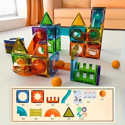 Glowing Blocks Magnetic Building Set with LED Lights