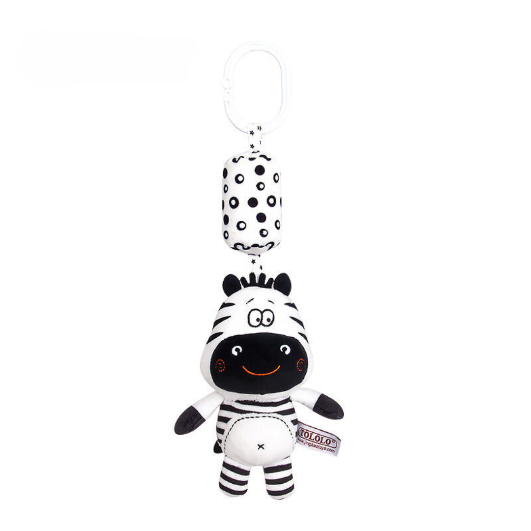 Cute Soft Baby Toy Plush Rattle Friends