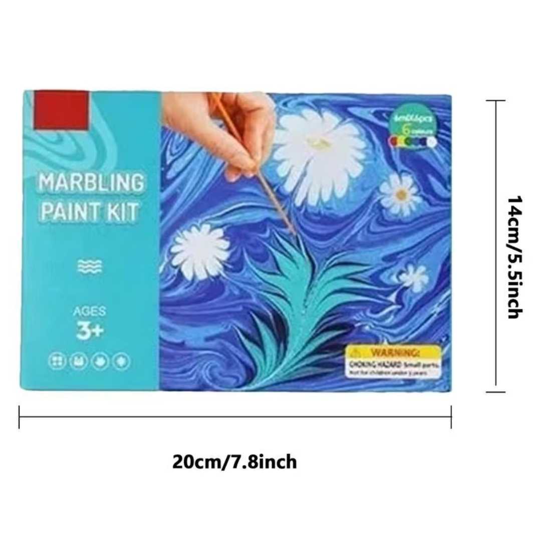 Colorful Artistic Marble Effect Paint Kit