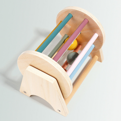 Colorful Wooden Carousel Toy for Kids