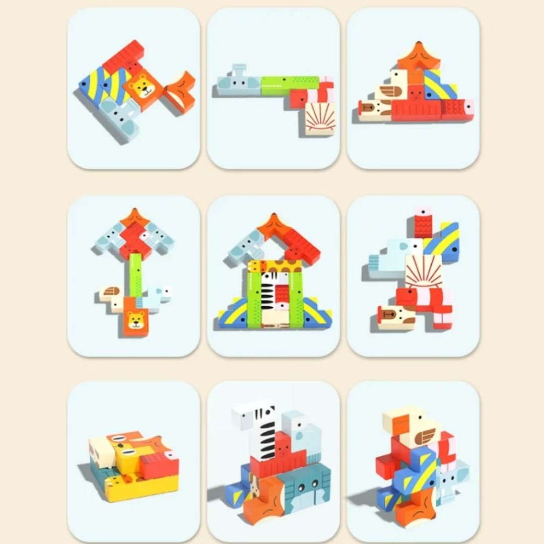 Classic Wood Brain Teaser Puzzle Game