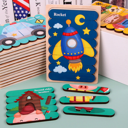 Educational Wooden Learning Puzzle
