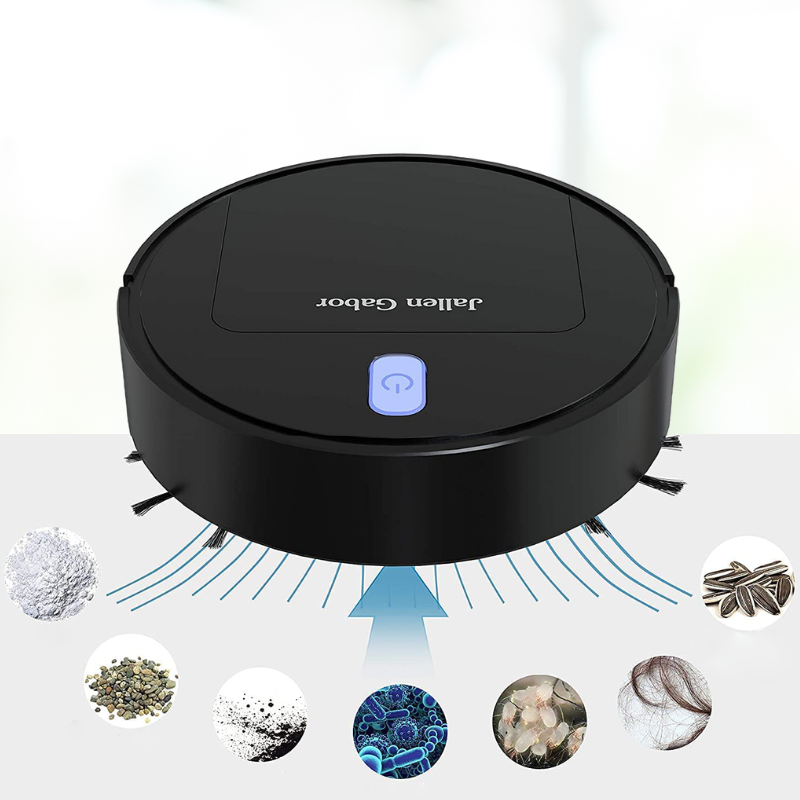 Pet Hair Robot Vacuum, Slim and Smart Cleaner