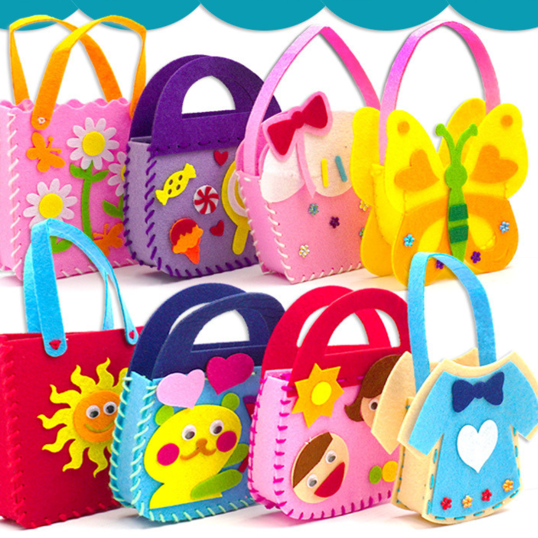 Easy DIY Felt Purse Sewing Kit