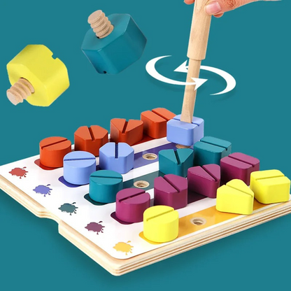Wooden Color Sorting Educational Toy