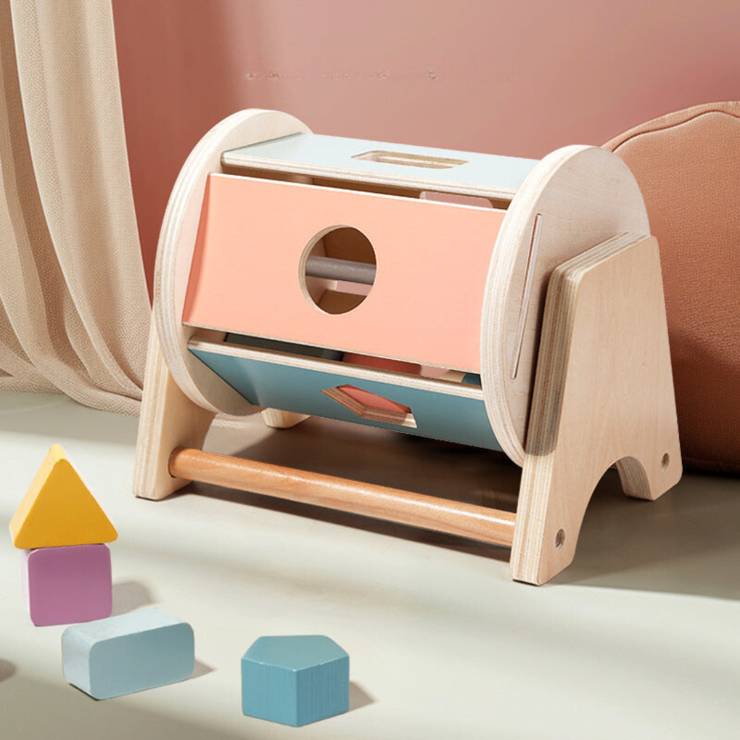 Colorful Wooden Carousel Toy for Kids