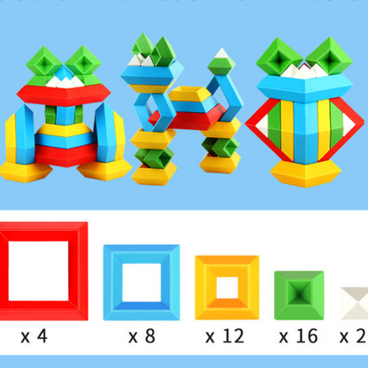 Wooden Educational Stacking Block Toy