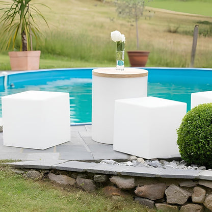 Modern Cube Outdoor Lamp