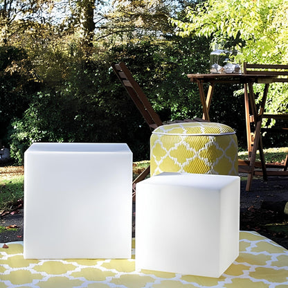 Modern Cube Outdoor Lamp