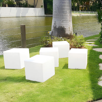 Modern Cube Outdoor Lamp
