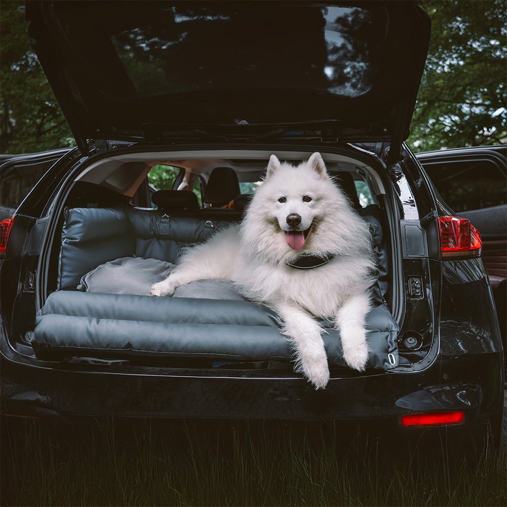 UrbanVoyager | Stylish Durable Large Faux Leather Dog Car Seat Bed 1