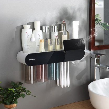 Compact Wall Storage Shelf Organizer System