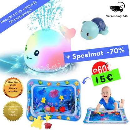 Colorful Ocean Whale Bath Toy