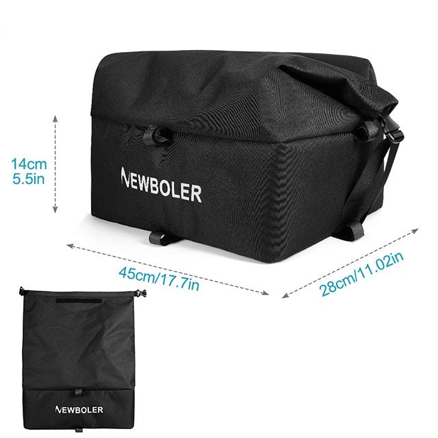 Durable Rear Bike Storage Basket with Mount