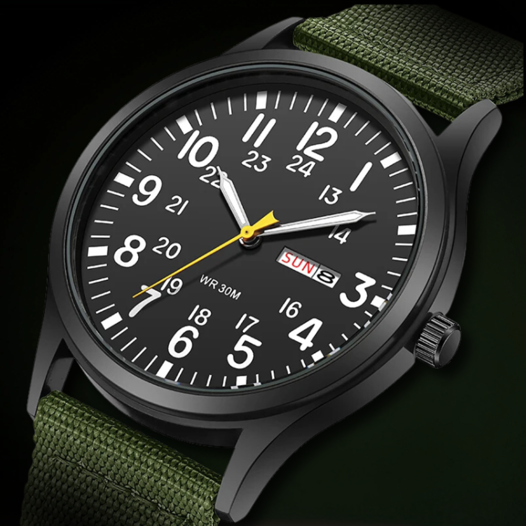 Tough Waterproof Mens Stainless Steel Watch